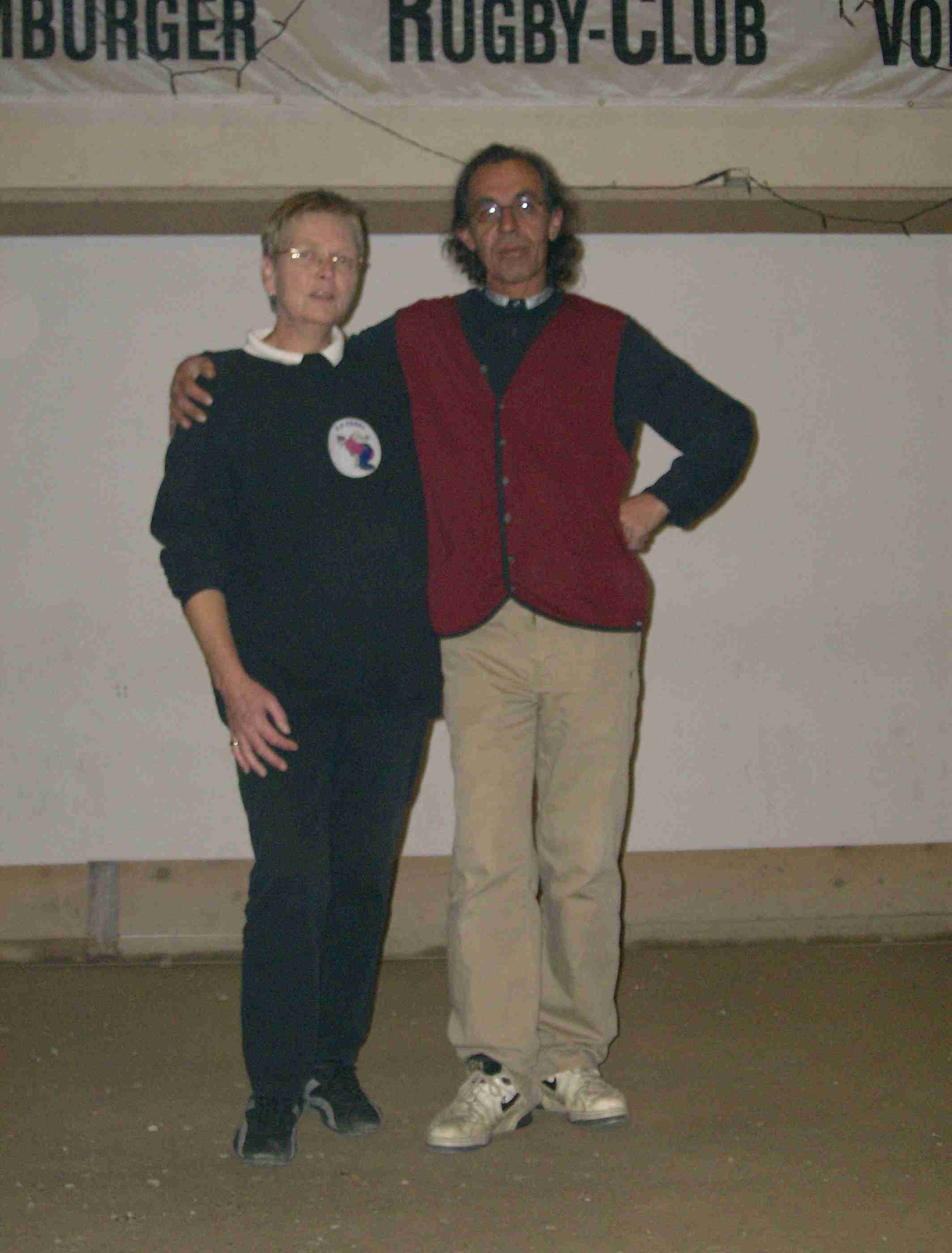 Sieger B Turnier: Hella Mugrowski und Abraham Karemi